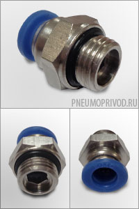 прямой шестигранный под ключ фитинг резьба-трубка