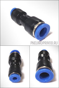 прямой шестигранный под ключ фитинг резьба-трубка