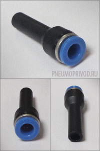 прямой шестигранный под ключ фитинг резьба-трубка