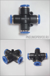 Цанговый фитинг ephf-g Пневмофитинг разветвитель ephf-g