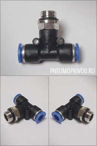 Цанговый фитинг epb-g Пневмофитинг тройник epb-g
