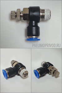 Фитинг угловой пневматический
